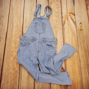 Levis Womens Original Overall Jeans W/ Patch Sz M